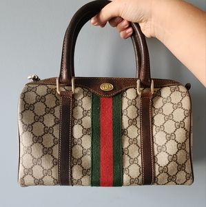 Authentic Vintage Gucci Boston bag